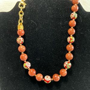 Vintage Cloisonné Bead necklace